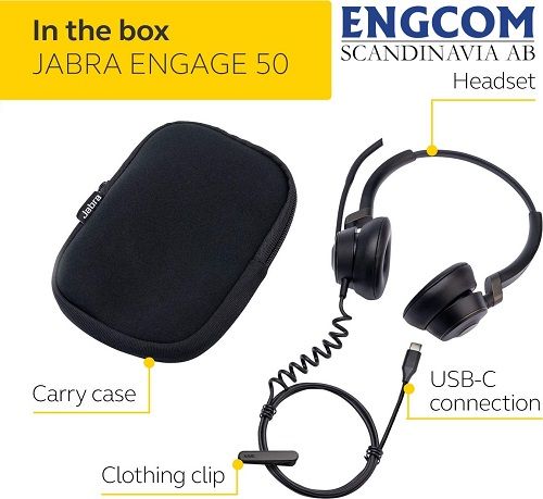 jabra engage 50 Jabra Engage 50 USB-C Svart